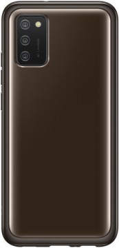 Samsung Galaxy A02s Soft clear cover black (EF-QA026TBEGEU)