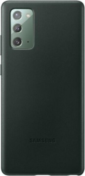 Samsung Galaxy Note 20 Leather cover green (EF-VN980LGEGEU)
