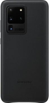 Samsung Galaxy S20 Ultra Leather cover black (EF-VG988LBEGEU)