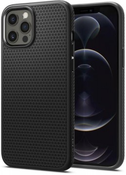 Spigen iPhone 12 Pro Liquid Air cover matte black (ACS01701)