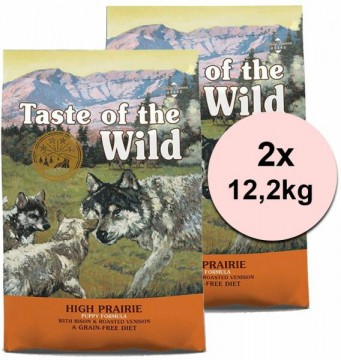 Taste of the Wild High Prairie Puppy 2x12,2 kg