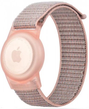 Tech-Protect Nylon for Kids Apple AirTag - pink