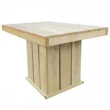 vidaXL Kültéri FSC impregnált fenyőfa étkezőasztal 110x75x74 cm...